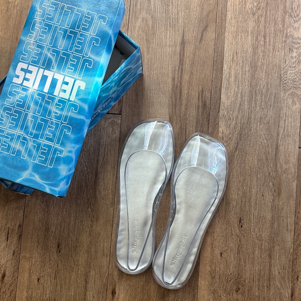 Clear Jelly Slide Sandals